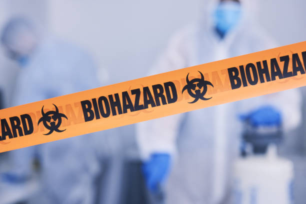 Professional Biohazard Cleanup technician working in Chebeague Island, ME